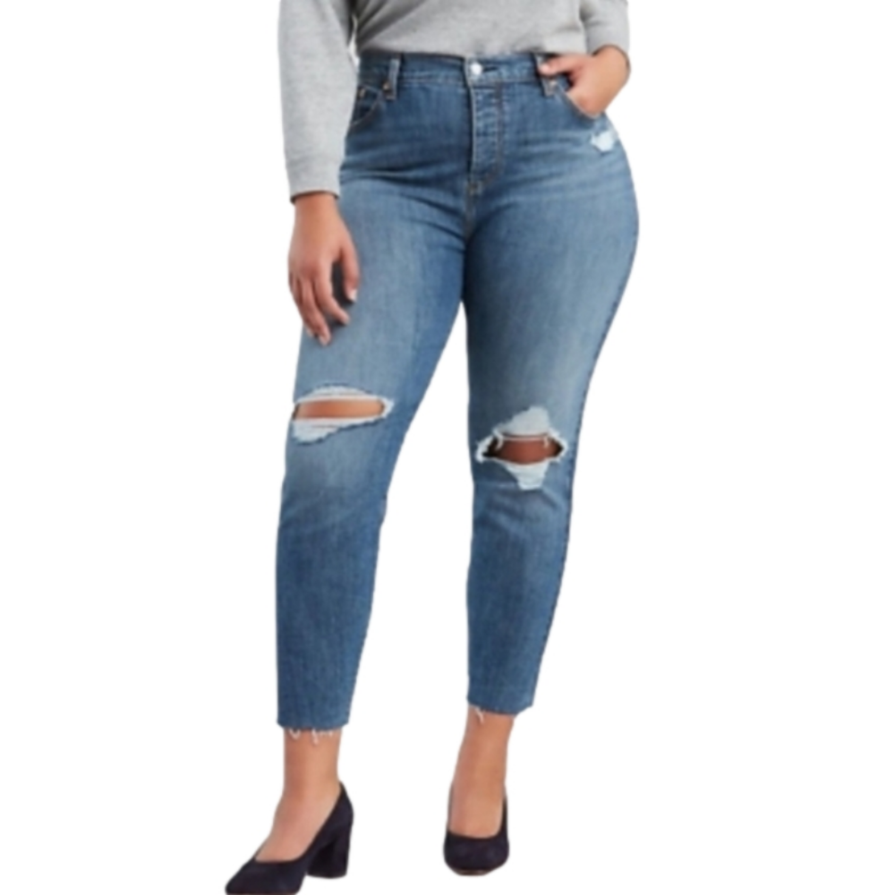 Levi's Distressed Wedgie Denim Jeans